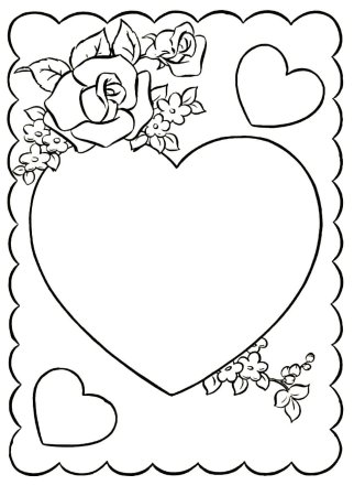 Раскраска ко Дню матери