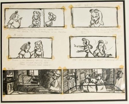 Рисунок раскадровки Чебурашки 3 штуки