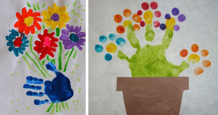 Рисование пальчиковыми красками для малышей