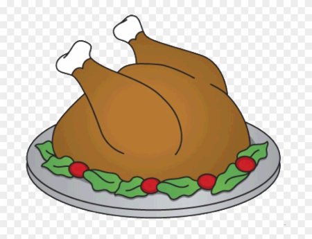 Индейка на день Благодарения рисунок