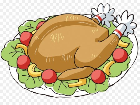 Мультяшная жареная индейка