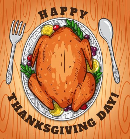 Индюк и индюшка мультяшные