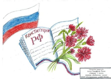 Стенгазета ко Дню Конституции