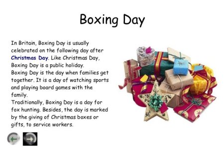 Boxing Day in Britain