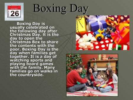 Christmas Day для презентации