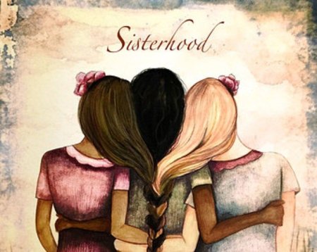 Подруги рисунок