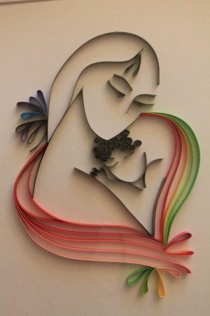 Квиллинг ко Дню матери