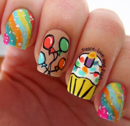 Маникюр на день рождения