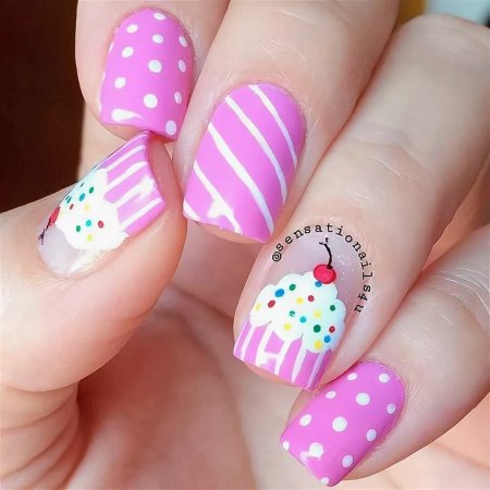 Ногти на день рождения