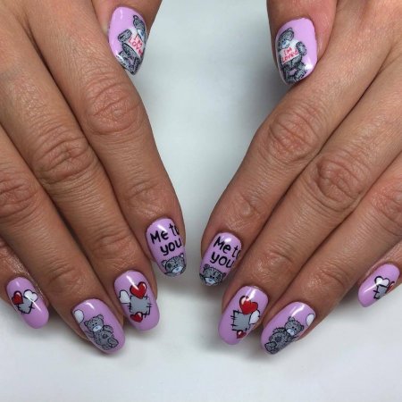 Маникюр с рисунком