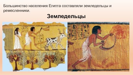 Древний Египет землевладельцы и ремесленники в Египте