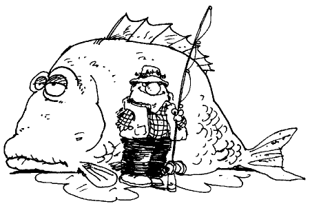 Раскраска рыбалка