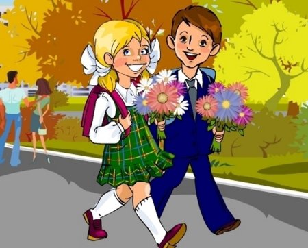 День знаний рисунки детей