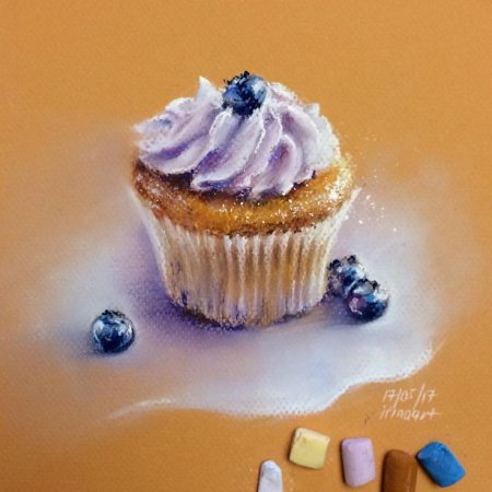 Сладости сухой пастелью