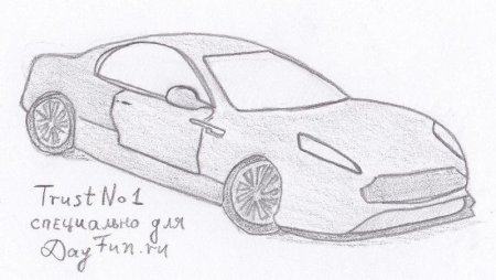 Рисунки машин для срисовки легко