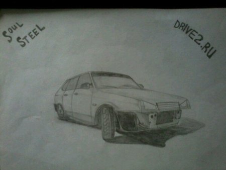 Машина Таврия рисунок