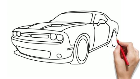 Рисовать день рождения машина