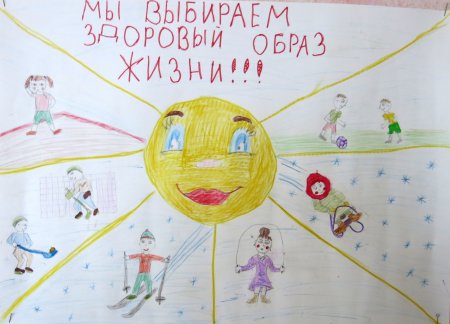 Здоровые привычки рисунок