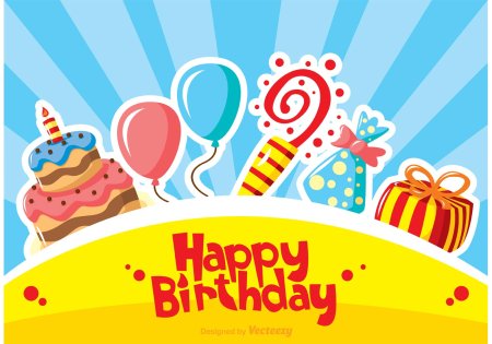 Баннер с поздравлением с днем рождения