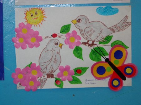 День птиц рисунки детей
