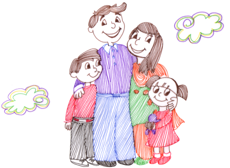 Семья рисунок