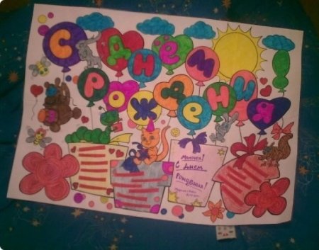 Плакат на др