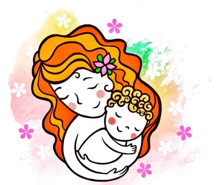 Рисунок ко Дню матери