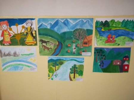 Рисунок на тему Башкортостан мой край родной