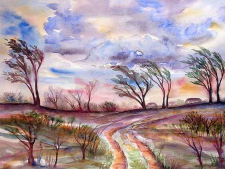 Пейзаж на состояние природы