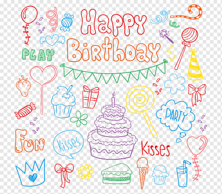 Векторные иллюстрации с днем рождения