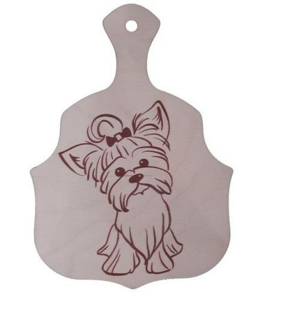 Доска разделочная с Выжиганием