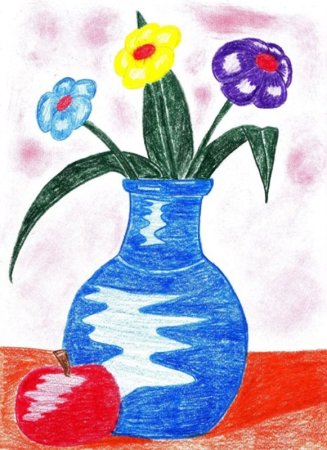 Раскраска букет цветов