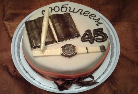 Торт на 45 лет мужчине