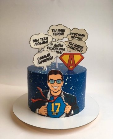 Торт поп-арт для мужчины