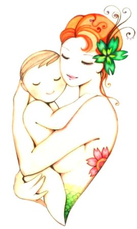 Рисунок ко Дню матери