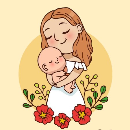 Рисунок ко Дню матери