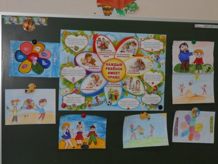 Выставка рисунков ко Дню правовой помощи детям