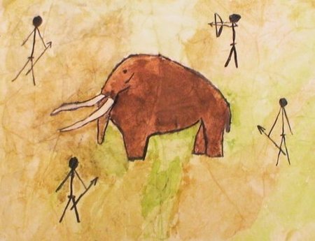 Рисунки древних людей