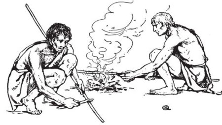 Древние люди рисунок