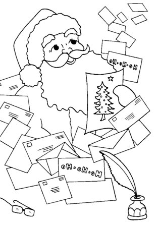 Дед Мороз рисунок