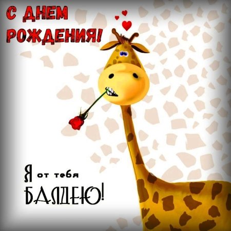 Прикольные открытки с днем рождения