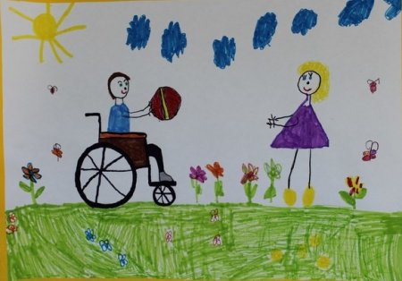 Рисунки к Дню инвалида детские