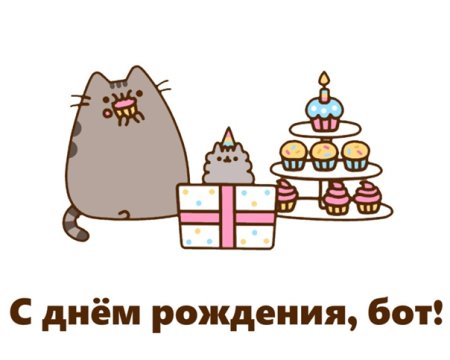 Кот Пушин день рождения