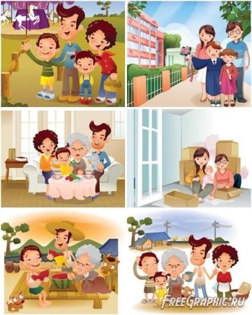 Семейный досуг рисунки