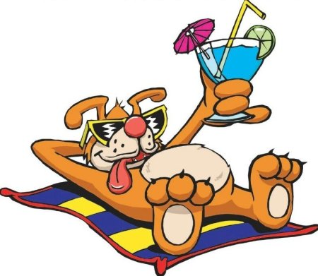 Мультяшка отдыхает