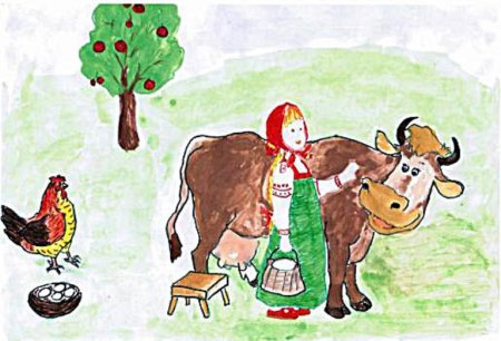 Рисунок на тему сельское хозяйство