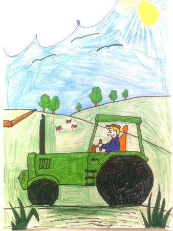 Рисунок на тему сельское хозяйство