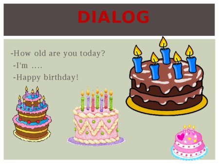 How old are you диалог