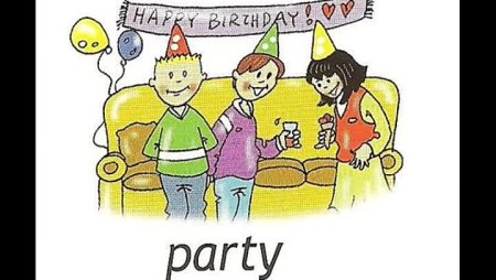 Карточки по английскому Party