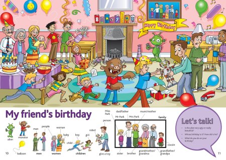 Вечеринка детская для описания для английского языка